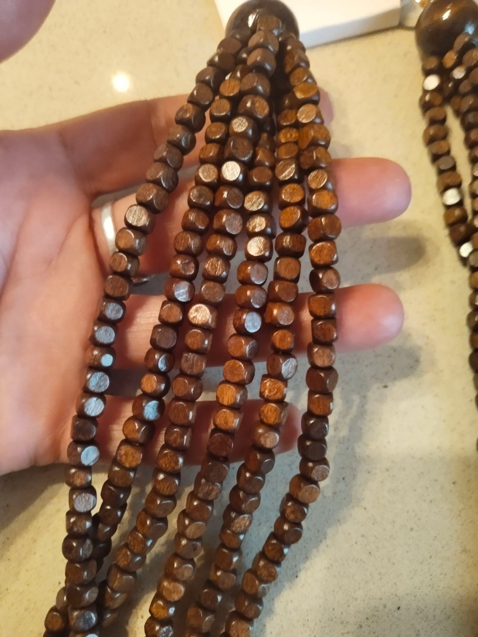 Collar cuentas de madera 🤎 – photo 6